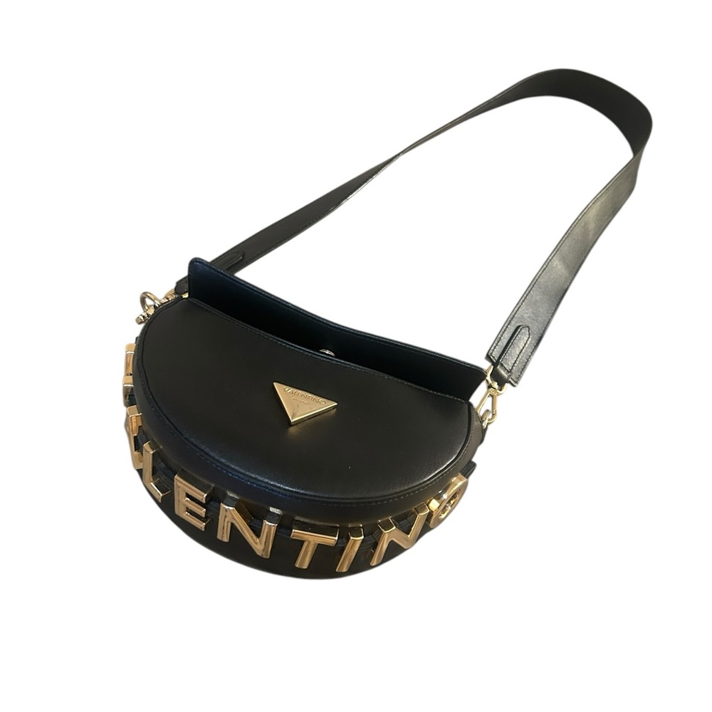 VALENTINO BY MARIO VALENTINO
Lunaire Leather Crescent Shoulder Bag